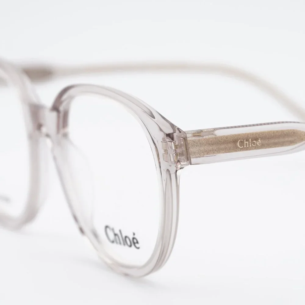 Chloe CH0127O 004 Eyeglasses Shiny Pink 51mm Square Frame